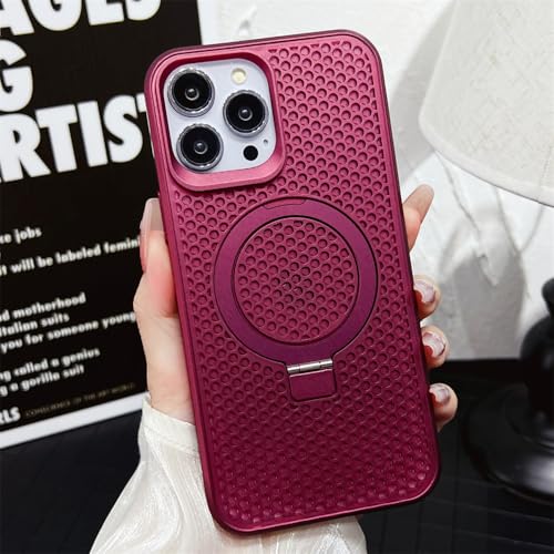 SAMEZA Wärmeableitungs-Wabenhalterung, magnetischer Halter für Hülle für iPhone 15 14 13 12 11 Pro Plus Max, atmungsaktive Hardcover, RD, für iPhone 13 ProMax SAMEZA Wärmeableitungs-Wabenhalterung, magnetischer Halter für Hülle für iPhone 15 14 13 12 11 Pro Plus Max, atmungsaktive Hardcover, RD, für iPhone 13 ProMax von SAMEZA