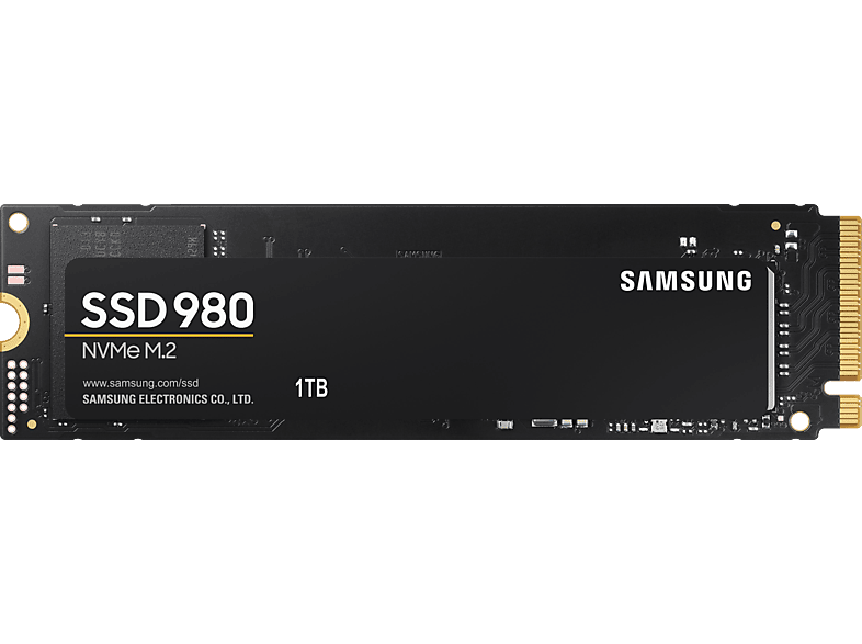 SAMSUNG 980 Festplatte Retail, 1 TB SSD M.2 via NVMe, intern von SAMSUNG