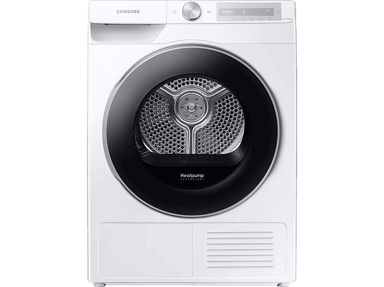 SAMSUNG DV8GA6225LH/S2 Wärmepumpentrockner (8 kg, A+++, Weiß/Schwarz) von SAMSUNG