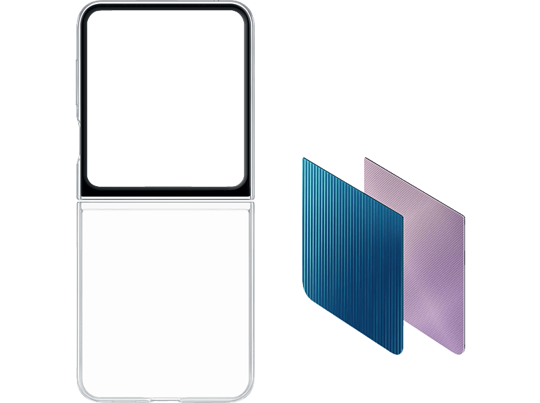 SAMSUNG EF-ZF731 FlipSuit Case, Backcover, Samsung, Galaxy Z Flip5, Transparent von SAMSUNG