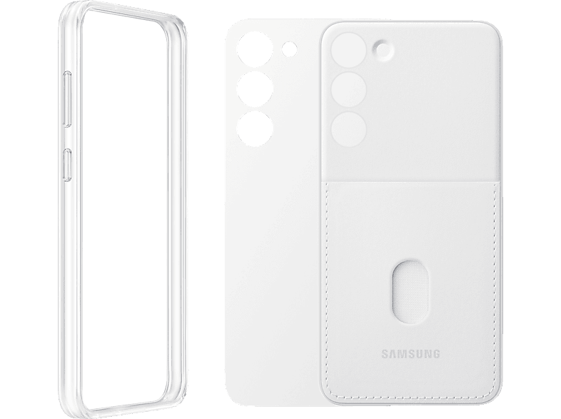 SAMSUNG Frame Case, Backcover, Samsung, Galaxy S23+, White von SAMSUNG