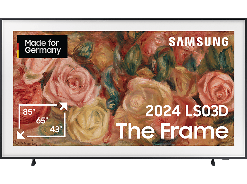 SAMSUNG GQ43LS03 The Frame Lifestyle QLED TV (Flat, 43 Zoll / 108 cm, UHD 4K, SMART TV, Tizen) von SAMSUNG