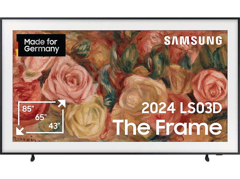 SAMSUNG GQ50LS03 The Frame Lifestyle QLED TV (Flat, 50 Zoll / 125 cm, UHD 4K, SMART TV, Tizen) von SAMSUNG