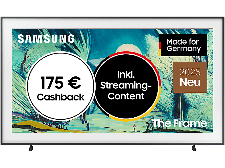SAMSUNG GQ55LS03F The Frame 4K Vision AI Smart TV (55 Zoll / 138 cm, UHD 4K, SMART TV, Tizen) von SAMSUNG