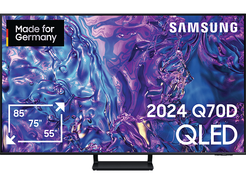 SAMSUNG GQ55Q70D QLED TV (Flat, 55 Zoll / 138 cm, UHD 4K, SMART TV, Tizen) von SAMSUNG