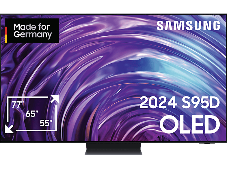 SAMSUNG GQ55S95D OLED TV (Flat, 55 Zoll / 138 cm, 4K, SMART TV, Tizen) von SAMSUNG