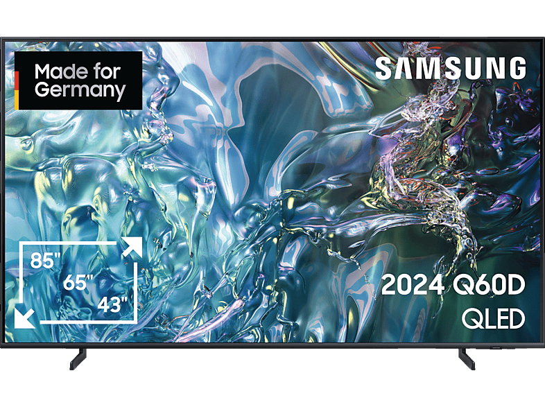 SAMSUNG GQ65Q60D QLED TV (Flat, 65 Zoll / 163 cm, UHD 4K, SMART TV, Tizen) von SAMSUNG
