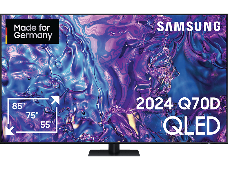SAMSUNG GQ85Q70D QLED TV (Flat, 85 Zoll / 214 cm, UHD 4K, SMART TV, Tizen) von SAMSUNG