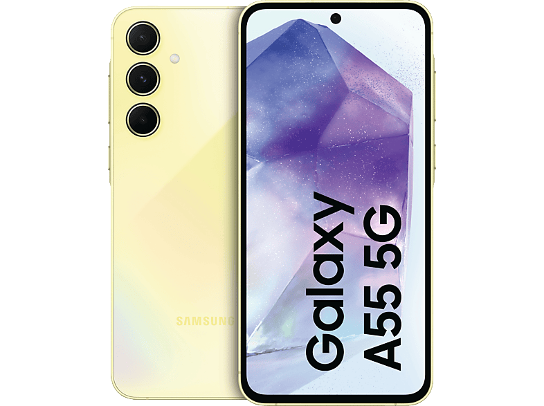 SAMSUNG Galaxy A55 5G 128 GB Awesome Lemon Dual SIM von SAMSUNG