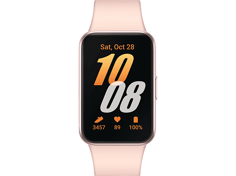 SAMSUNG Galaxy Fit3 Fitness Tracker Aluminium Fluorelastomer-Kautschuk, 130-185 mm, Pink Gold SAMSUNG Galaxy Fit3 Fitness Tracker Aluminium Fluorelastomer-Kautschuk, 130-185 mm, Pink Gold von SAMSUNG