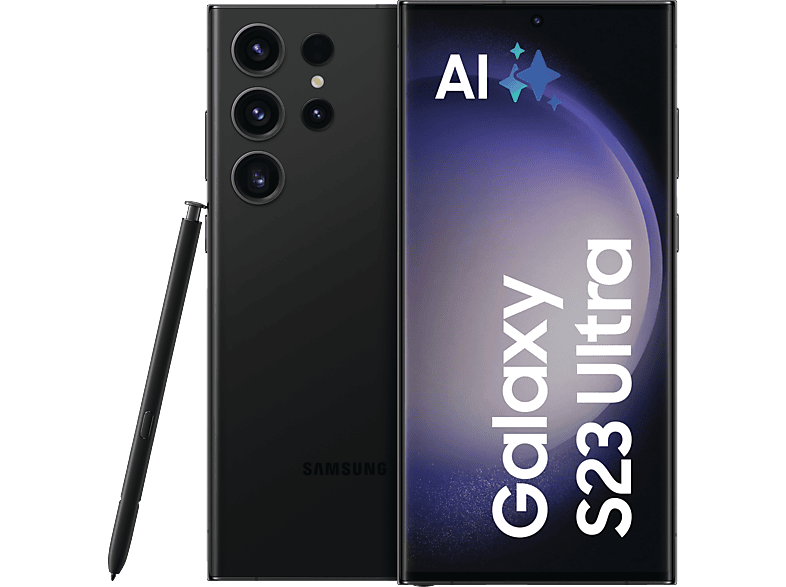 SAMSUNG Galaxy S23 Ultra 5G 256 GB Phantom Black Dual SIM von SAMSUNG