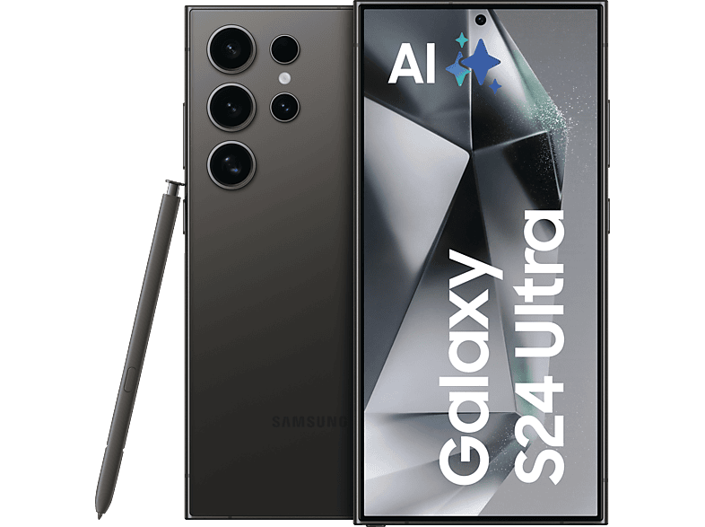 SAMSUNG Galaxy S24 Ultra 5G 256 GB Titanium Black Dual SIM von SAMSUNG
