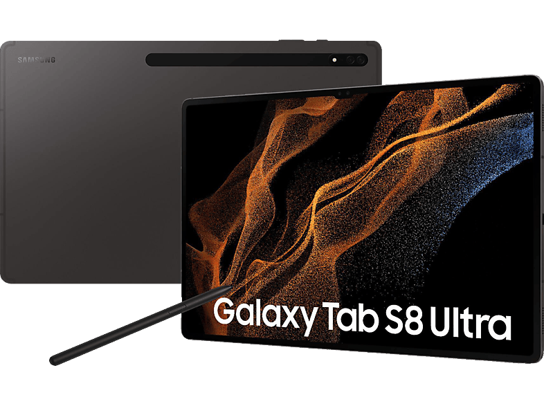 SAMSUNG Galaxy Tab S8 Ultra Wi-Fi, inklusive S-Pen, Tablet, 256 GB, 14,6 Zoll, Graphite von SAMSUNG