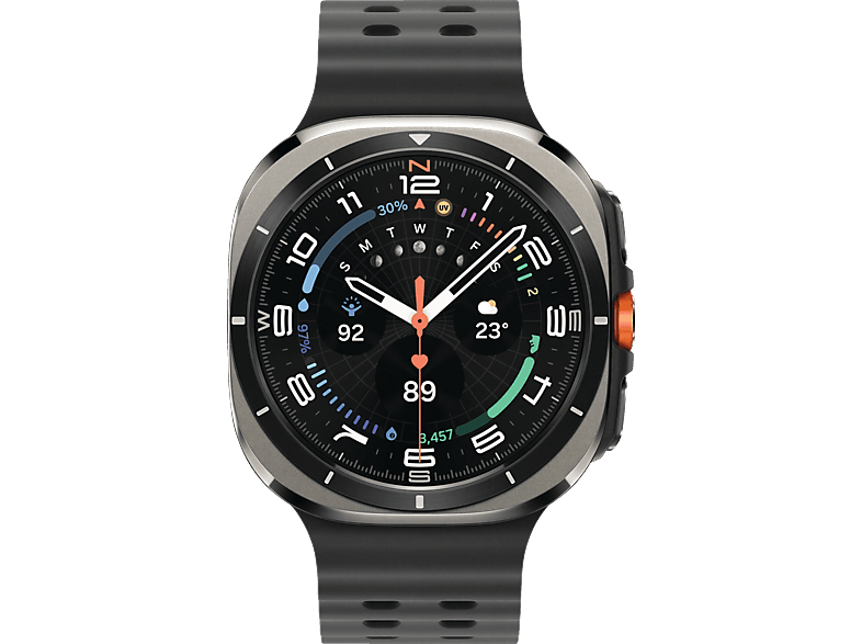 SAMSUNG Galaxy Watch Ultra 47 mm LTE Smartwatches Titan Nitrilkautschuk, 90-140 mm, Titanium Silver SAMSUNG Galaxy Watch Ultra 47 mm LTE Smartwatches Titan Nitrilkautschuk, 90-140 mm, Titanium Silver von SAMSUNG