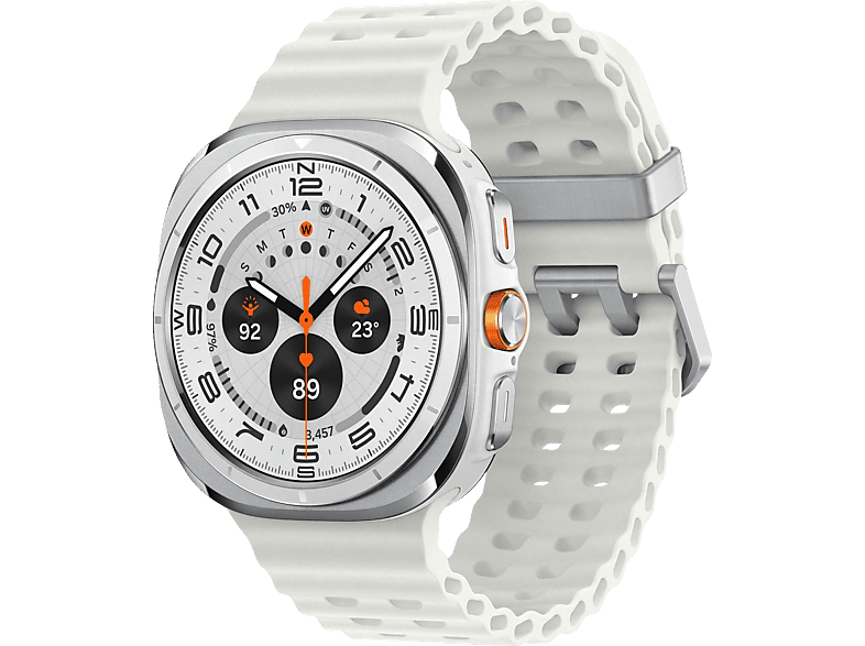 SAMSUNG Galaxy Watch Ultra 47 mm LTE Smartwatches Titan Nitrilkautschuk, 90-140 mm, Titanium White SAMSUNG Galaxy Watch Ultra 47 mm LTE Smartwatches Titan Nitrilkautschuk, 90-140 mm, Titanium White von SAMSUNG