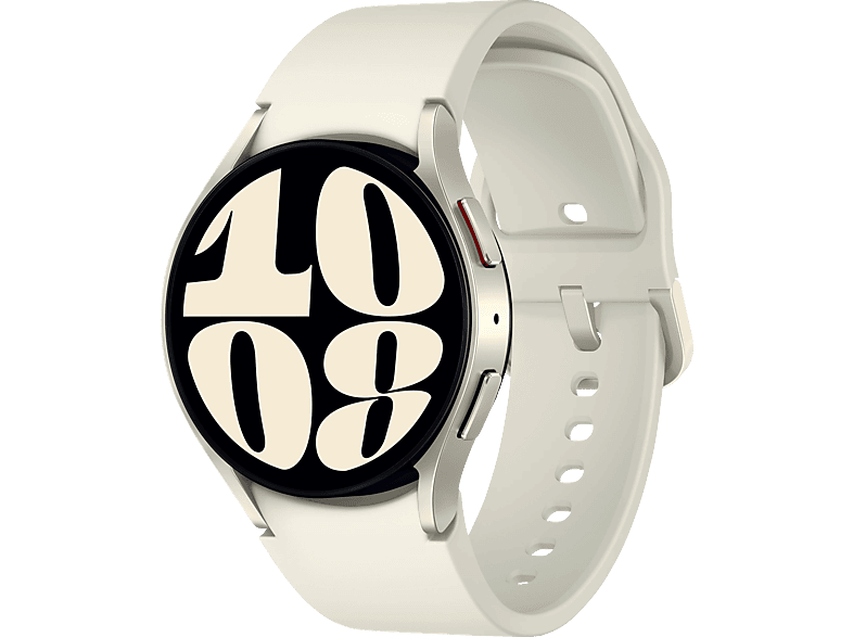 SAMSUNG Galaxy Watch6 40 mm Smartwatch Fluorkautschuk, S/M, Gold von SAMSUNG