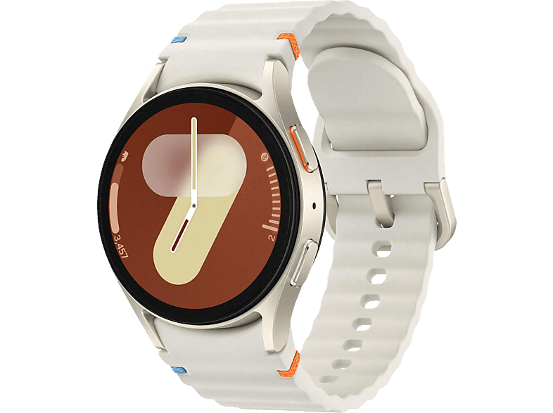 SAMSUNG Galaxy Watch7 LTE 40 mm Smartwatches Aluminium Nitrilkautschuk, 85-110 mm, Cream von SAMSUNG