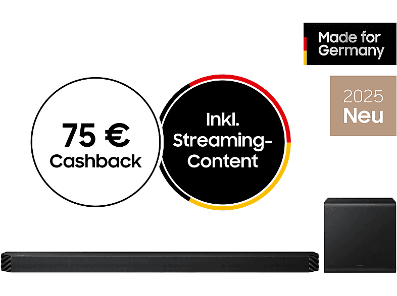 SAMSUNG HW‑Q810GF/ZG, Soundbar, Titan Schwarz SAMSUNG HW‑Q810GF/ZG, Soundbar, Titan Schwarz von SAMSUNG