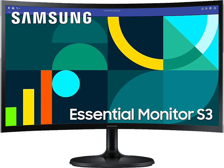 SAMSUNG LS24D364GAUXEN 24 Zoll Full-HD Monitor (4 ms Reaktionszeit von SAMSUNG