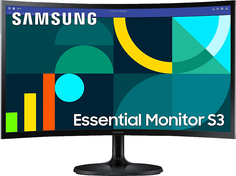 SAMSUNG LS27D364GAUXEN 27 Zoll Full-HD Monitor (4 ms Reaktionszeit von SAMSUNG