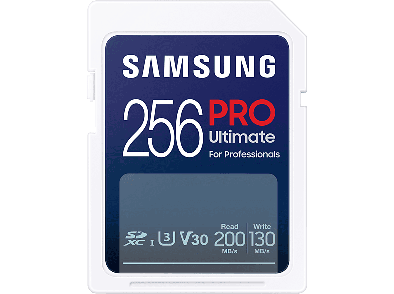 SAMSUNG MB-SY256S/WW Pro Ultimate, SDXC Speicherkarte, 256 GB, 200 MB/s von SAMSUNG