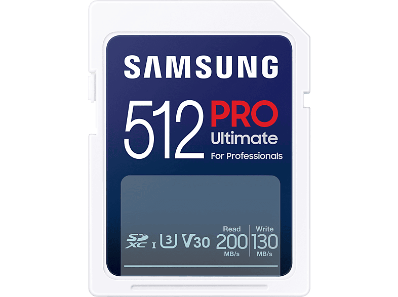 SAMSUNG MB-SY512S/WW Pro Ultimate, SDXC Speicherkarte, 512 GB, 200 MB/s SAMSUNG MB-SY512S/WW Pro Ultimate, SDXC Speicherkarte, 512 GB, 200 MB/s von SAMSUNG