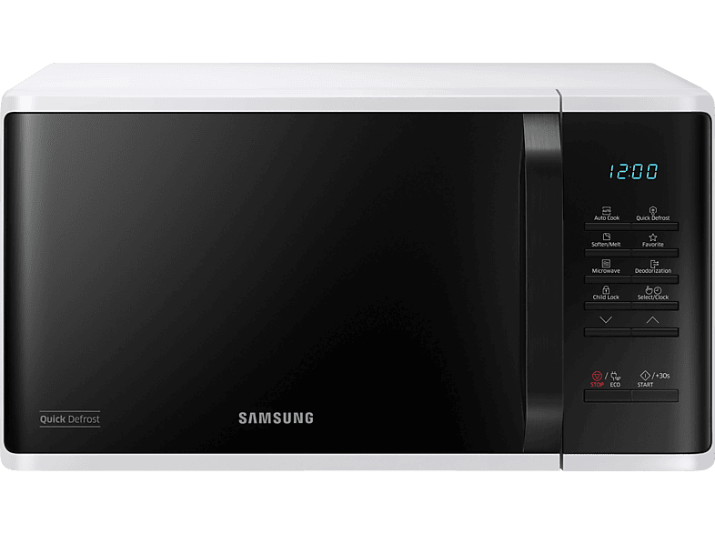 SAMSUNG MS23K3513AW/EN, Mikrowelle (800 Watt) von SAMSUNG