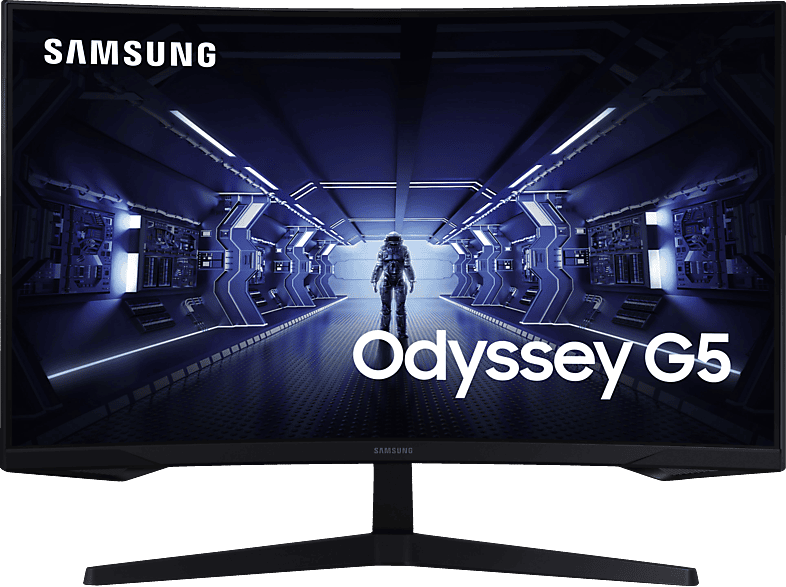SAMSUNG Odyssey G5 (C27G54TQBU) 27 Zoll WQHD Gaming Monitor (1 ms Reaktionszeit von SAMSUNG