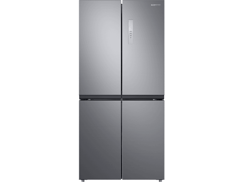 SAMSUNG RF48A400EM9/EG French Door (488 l, E, 1793 mm hoch, Edelstahl Look/Urban Silver) von SAMSUNG