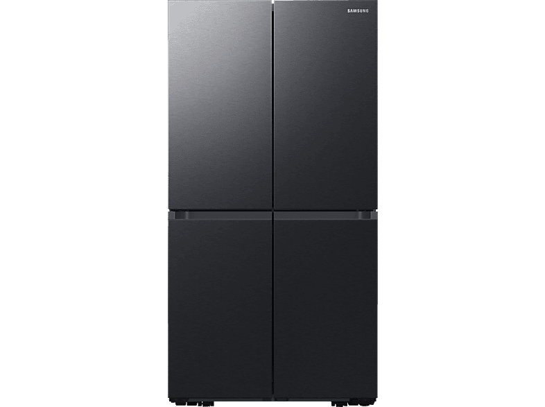SAMSUNG RF59C701EB1/EG French Door (649 l, E, 1746 mm hoch, Premium Black Steel/Urban Silver) von SAMSUNG