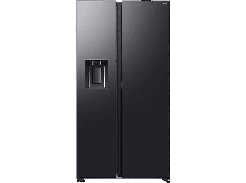 SAMSUNG RS80F66KBFEF RS80F Side-by-Side (634 l, B, 1784 mm hoch, Premium Black Steel) von SAMSUNG