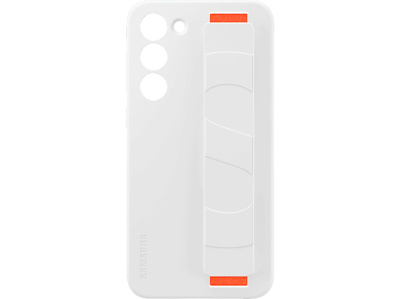 SAMSUNG Silicone Grip Case, Backcover, Samsung, Galaxy S23+, White von SAMSUNG