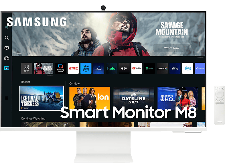 SAMSUNG Smart Monitor M80C S32CM801UU 32 Zoll UHD 4K (4 ms Reaktionszeit, 60 Hz) von SAMSUNG