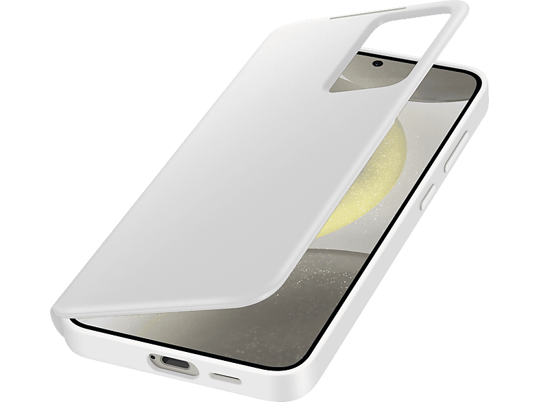SAMSUNG Smart View Wallet Case, Bookcover, Samsung, Galaxy S24+, White von SAMSUNG