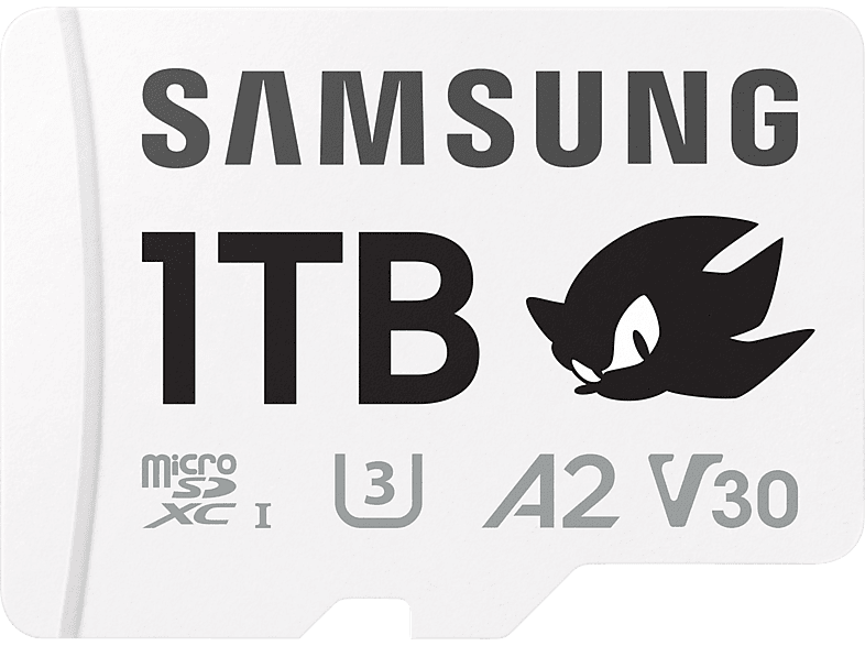 SAMSUNG Sonic the Hedgehog™ 1 TB 180 MB/s Lesen, 130 Schreiben, MicroSD mit SD-Adapter, Mehrfarbig von SAMSUNG