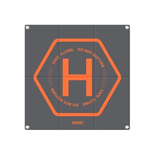 Drone Landing Pad for DJI AVATA/Mini 3 Pro，Universal Foldable Aircraft Launch Pad， Double-Sided Two-Color Launch Mat, Quadcopter Zubehör, 50*50cm von SAMTN
