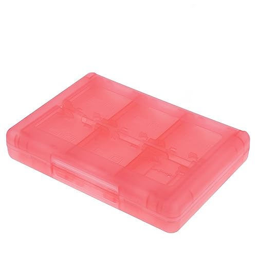Game Holder Card Case, 28-in-1 Catridge Aufbewahrungsbox, schützender Game Card Organizer, Für 3DS / Für 3DS / Für DSi/Für DSi XL/Für DSi LL/Für DS/Für DS Lite (rosa) von SAMTN