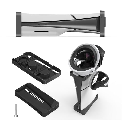 Horizontaler Ständer für PS5 SLIM und für PSVR2, 2 in 1 Basisständer, vertikaler Ständer von SAMTN