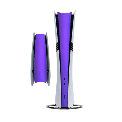 Konsolen-Mittel-Skin für PS5 Pro, Seitenschutzfolien-Aufkleber, Host-Mittelstreifen-Aufkleber, Konsolen-Skin, Mittelstreifen-Aufkleber Zubehör (lila) von SAMTN