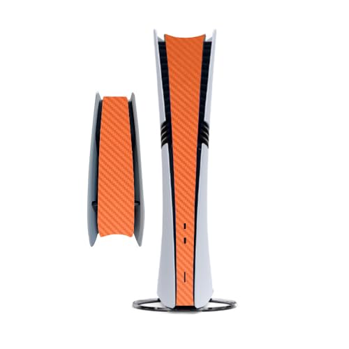 Konsolen-Mittel-Skin für PS5 Pro, Seitenschutzfolien-Aufkleber, Host-Mittelstreifen-Aufkleber, Konsolen-Skin, Mittelstreifen-Aufkleber Zubehör (orange) von SAMTN