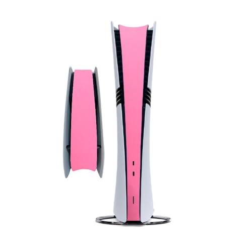 Konsolen-Mittel-Skin für PS5 Pro, Seitenschutzfolien-Aufkleber, Host-Mittelstreifen-Aufkleber, Konsolen-Skin, Mittelstreifen-Aufkleber Zubehör (rosa) von SAMTN