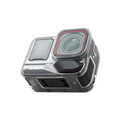 SAMTN Schutzhülle für Insta360 Ace Pro 2 Action, transparente TPU-Hülle mit Objektivschutzkappe (Transparent) von SAMTN