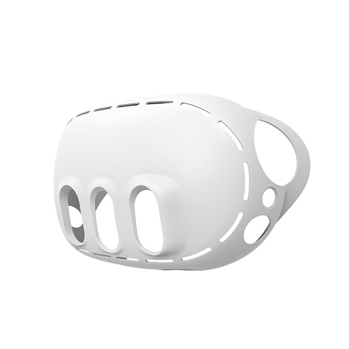 Silikonhülle für Meta Quest 3, Headset-Schutz aus Silikon, Frontabdeckung zum Schutz vor Stößen und Kratzern (Weiß) von SAMTN