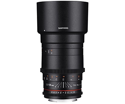 SAMYANG 13135T1.5F T2.2 VDSLR ED UMC Objektiv für Anschluss Fuji X (135mm) von SAMYANG