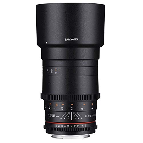 SAMYANG 13135T1.5M T2.2 VDSLR ED UMC Objektiv für Anschluss MFT (135mm) von SAMYANG