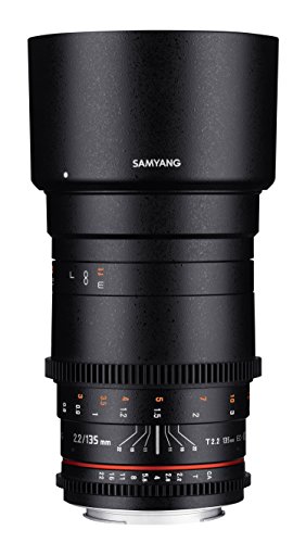 SAMYANG 13135T2.2P 135 mm T2.2 VDSLR ED UMC Objektiv für Anschluss Pentax schwarz von SAMYANG