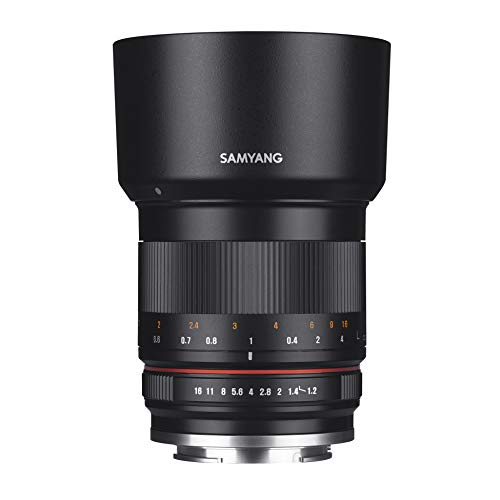 SAMYANG 7721 MF 50mm F1.2 APS-C Fuji X schwarz - manuelles Foto Objektiv mit 50mm Festbrennweite für APS-C Kameras mit Fuji X-Mount, ideal für Portrait, sanftes Bokeh, kompakt und leicht von SAMYANG