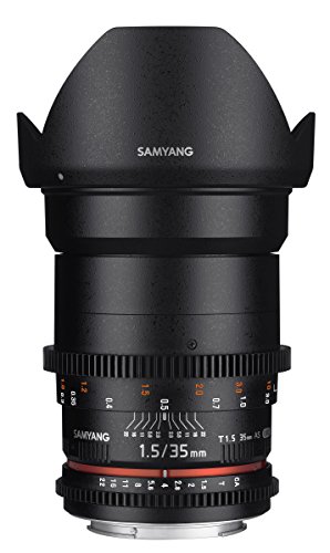 SAMYANG 7809 35/1,5 Objektiv Video DSLR II Nikon F manueller Fokus Videoobjektiv 0,8 Zahnkranz Gear, Weitwinkelobjektiv schwarz SAMYANG 7809 35/1,5 Objektiv Video DSLR II Nikon F manueller Fokus Videoobjektiv 0,8 Zahnkranz Gear, Weitwinkelobjektiv schwarz von SAMYANG