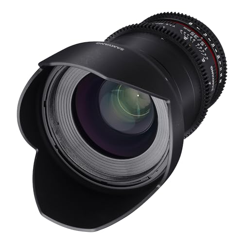 SAMYANG 7810 35/1,5 Objektiv Video DSLR II Canon EF manueller Fokus Videoobjektiv 0,8 Zahnkranz Gear, Weitwinkelobjektiv schwarz SAMYANG 7810 35/1,5 Objektiv Video DSLR II Canon EF manueller Fokus Videoobjektiv 0,8 Zahnkranz Gear, Weitwinkelobjektiv schwarz von SAMYANG