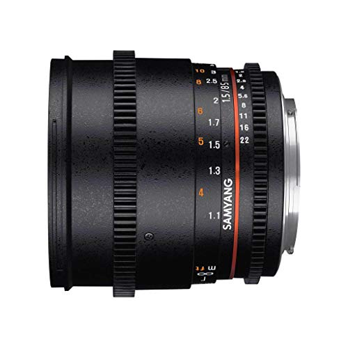SAMYANG 7817 85/1,5 Objektiv Video DSLR II Sony E manueller Fokus Videoobjektiv 0,8 Zahnkranz Gear, Porträtobjektiv schwarz SAMYANG 7817 85/1,5 Objektiv Video DSLR II Sony E manueller Fokus Videoobjektiv 0,8 Zahnkranz Gear, Porträtobjektiv schwarz von SAMYANG